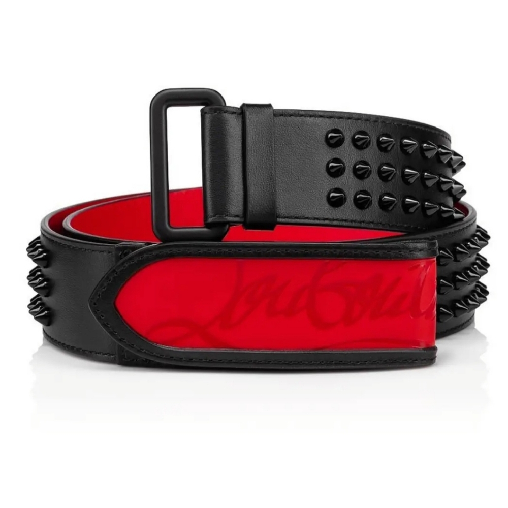 Christian Louboutin Loubi belt .authentic.new never worn. Sz 95/38